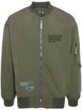 izzue MA1 logo-appliqué bomber jacket - Green