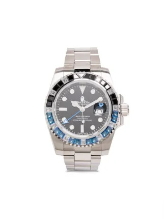 A BATHING APE® Type 2 BAPEX Crystal Stone 55mm 腕時計 | シルバートーン | FARFETCH JP