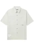 izzue patch-pocket press-stud shirt - Neutrals