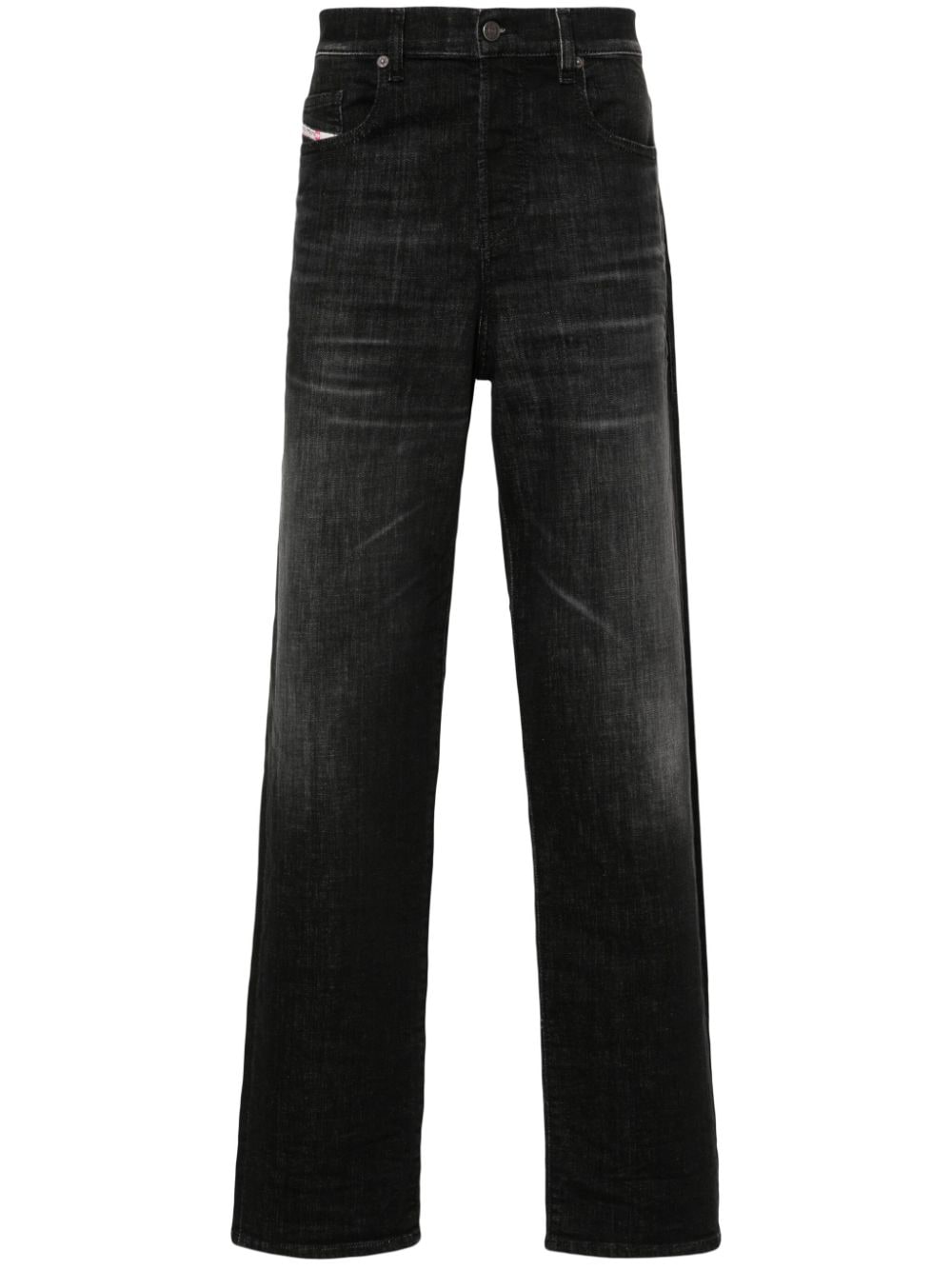 Diesel 2020 D-Viker 09h34 straight jeans Zwart