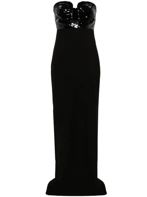 Roland Mouret panelled-design dress