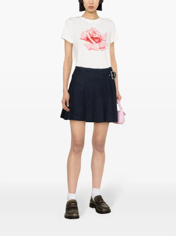 T shirt kenzo rose sales