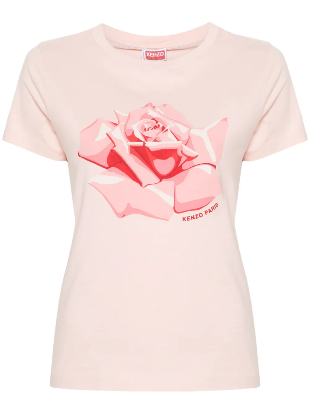 Kenzo T-shirt met print Roze