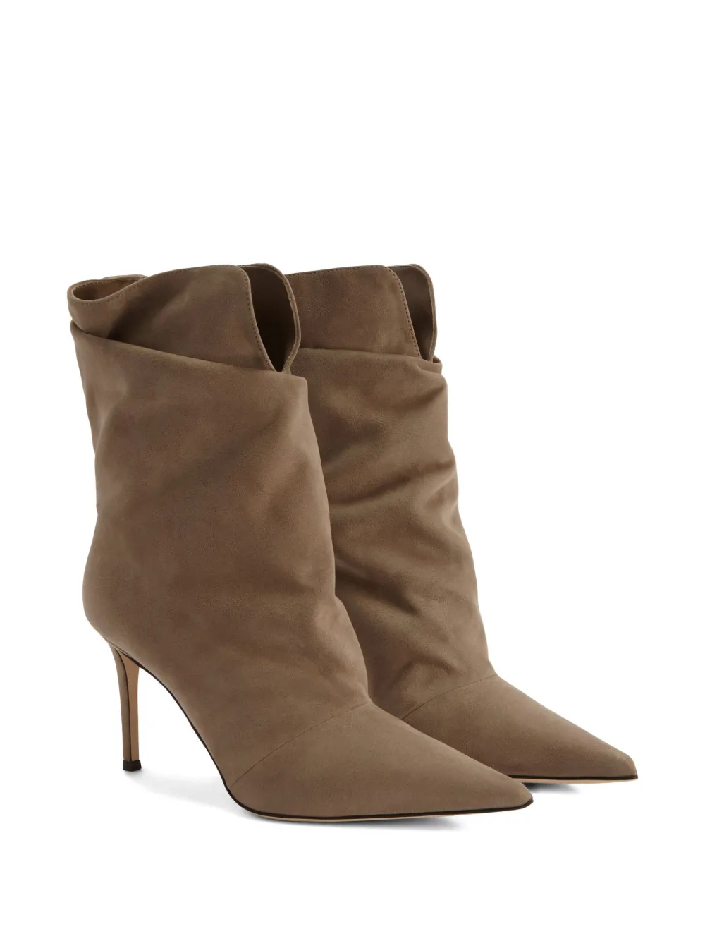 Giuseppe Zanotti Ron suede ankle boots Brown