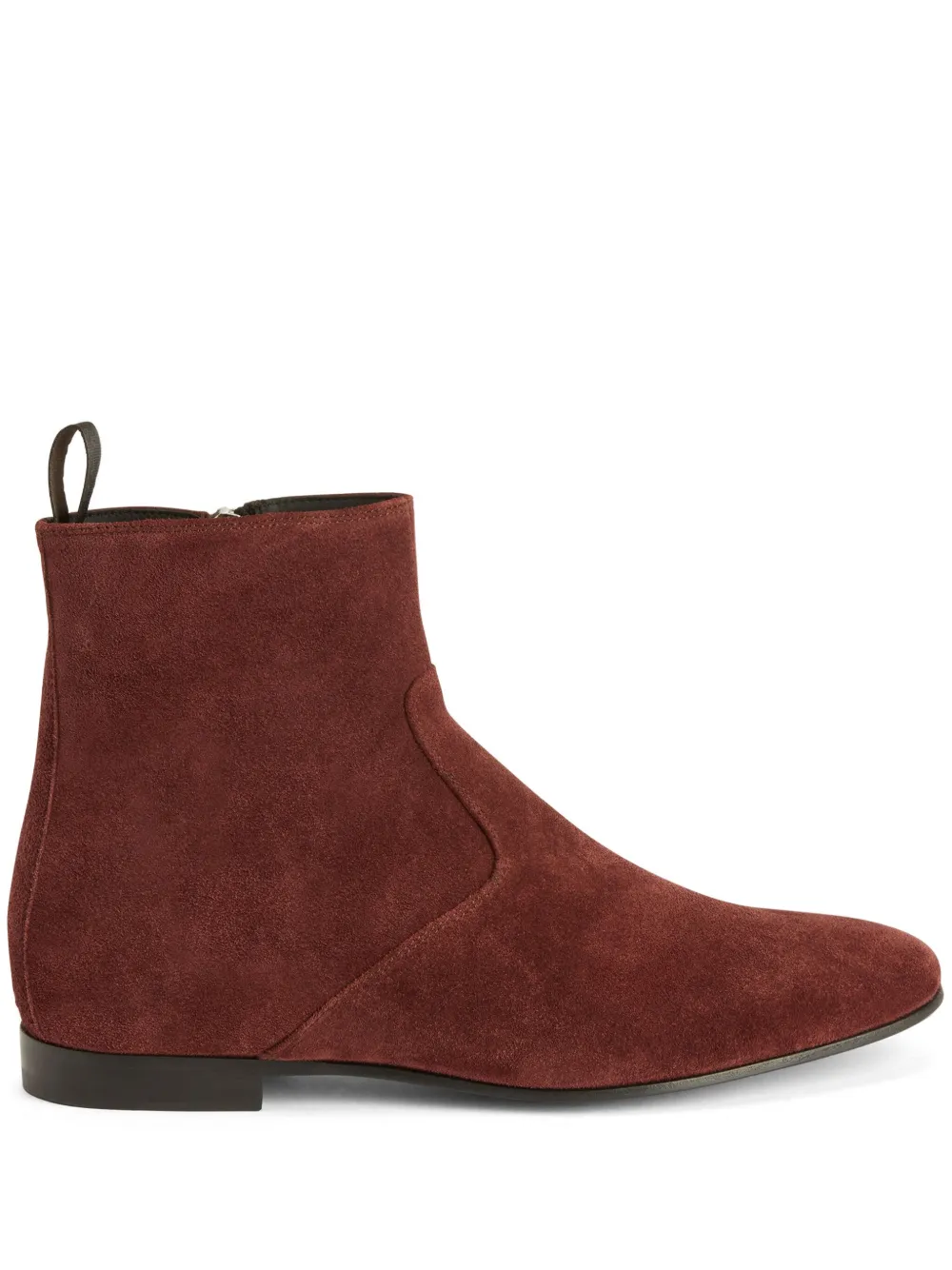 Giuseppe Zanotti Stivaletti Ron in suede - Marrone