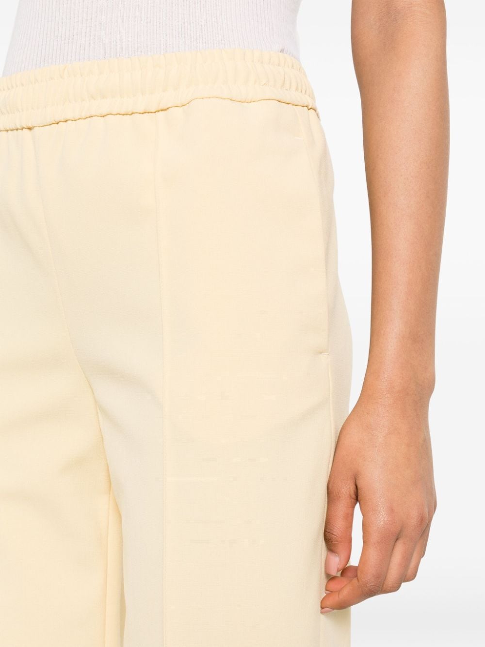 Shop Fabiana Filippi Straight-leg Trousers In Yellow