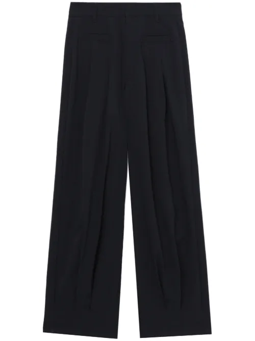 Pantalon ample à design plissé - izzue - Modalova