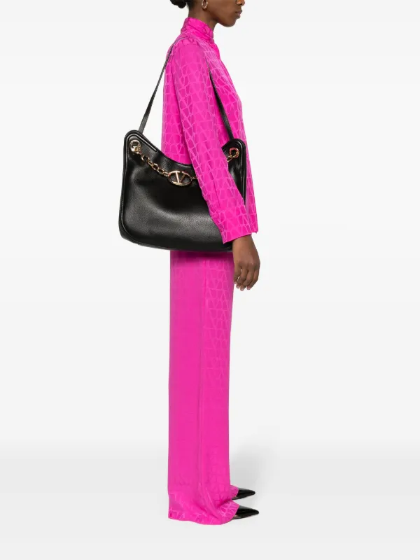 ショルダーバッグ・ポシェット Valentino Garavani Vlogo Signature Shoulder Bag Valentino Garavani VLogo Signature chain-link Shoulder Bag