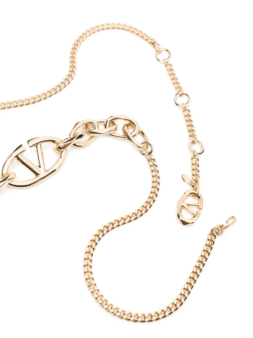 Valentino Garavani VLogo riem met schakelketting - Goud