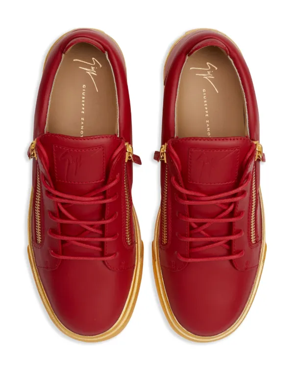 Giuseppe Zanotti Frankie ダブルジップ ローカットスニーカー