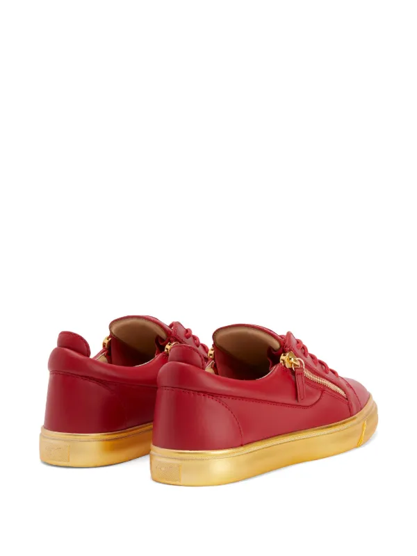 Giuseppe Zanotti Frankie ダブルジップ ローカットスニーカー