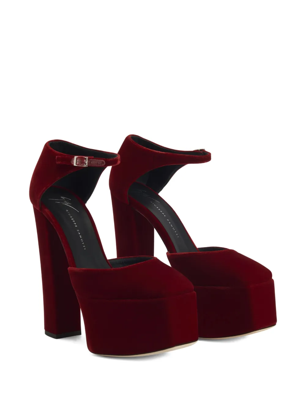 Giuseppe Zanotti 150mm Bebe ankle-strap platform pumps Red