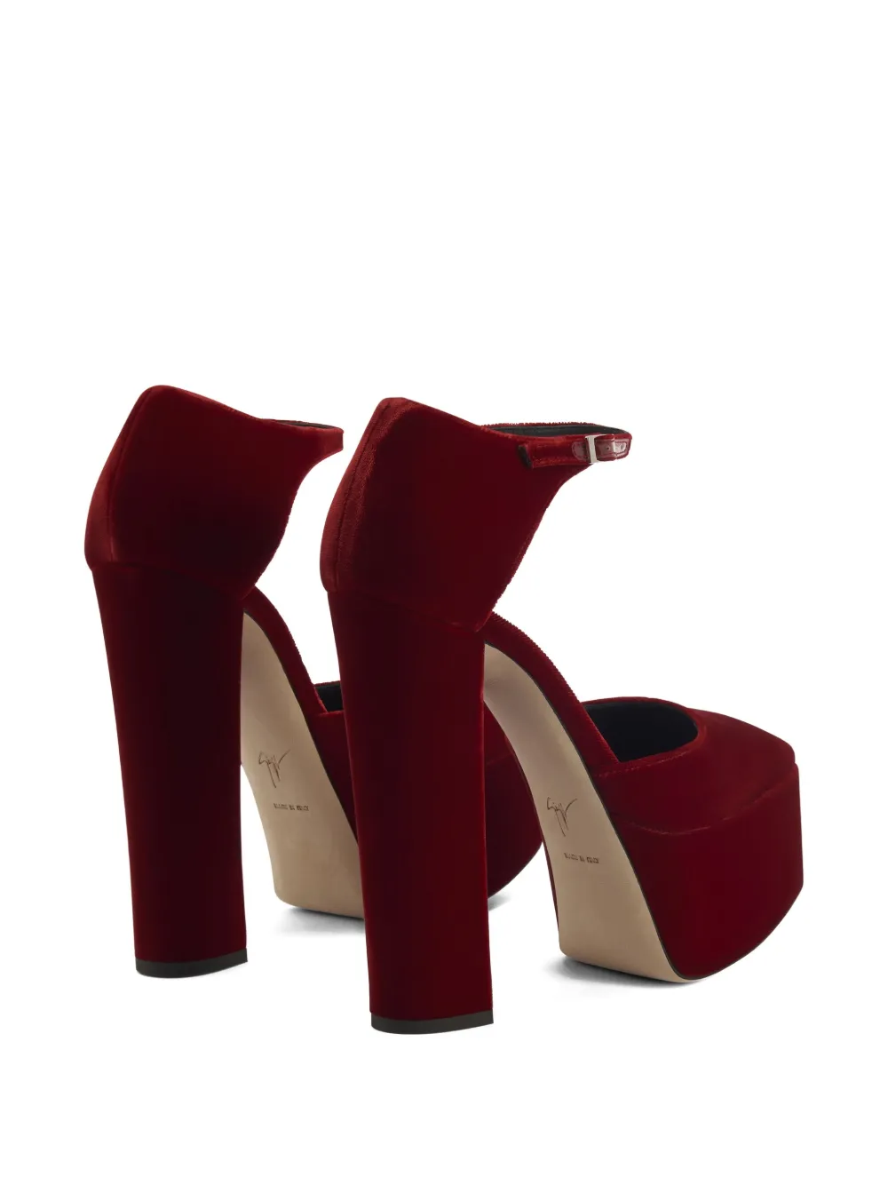 Giuseppe Zanotti 150mm Bebe ankle-strap platform pumps Red