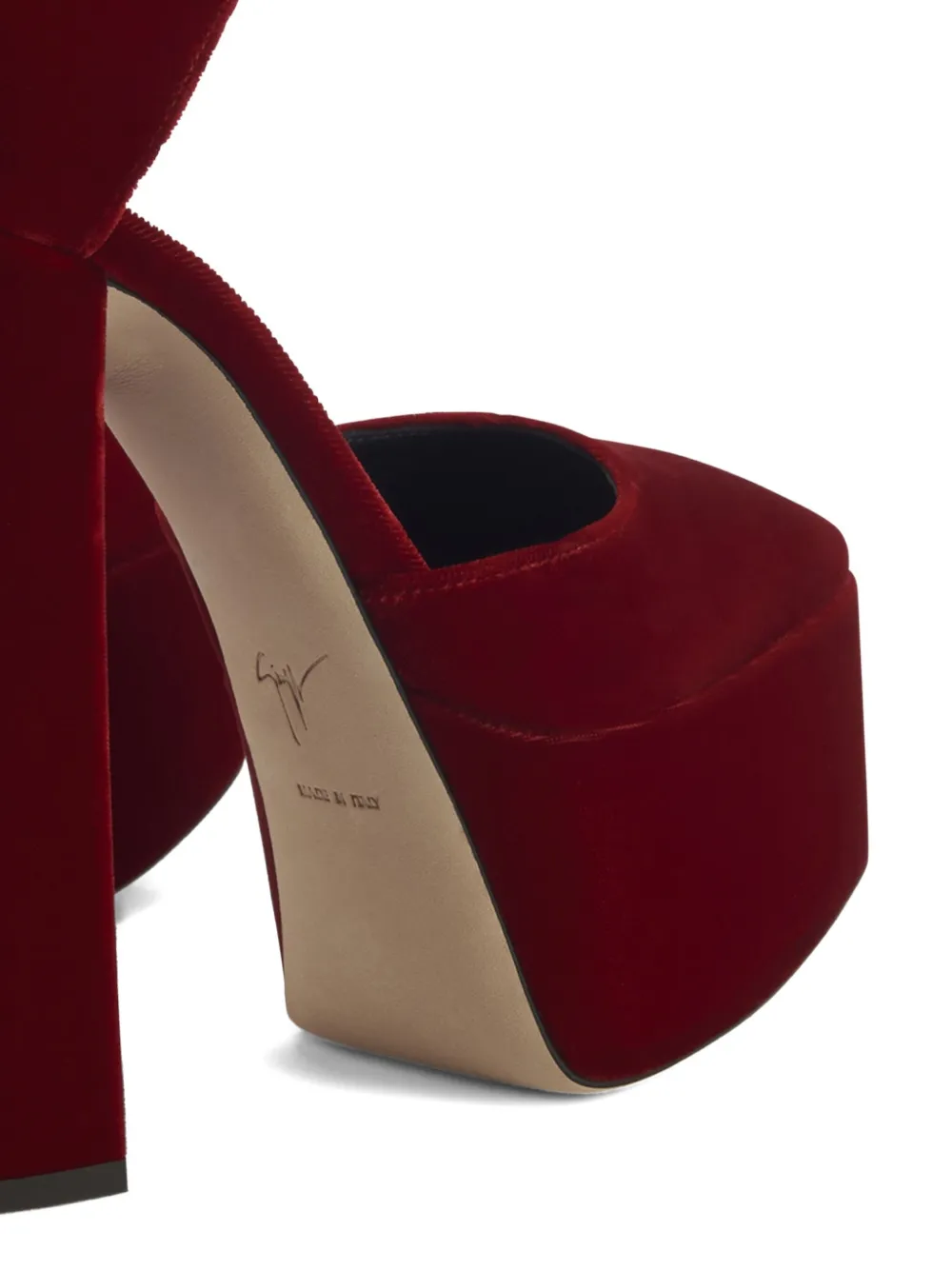 Giuseppe Zanotti 150mm Bebe ankle-strap platform pumps Red
