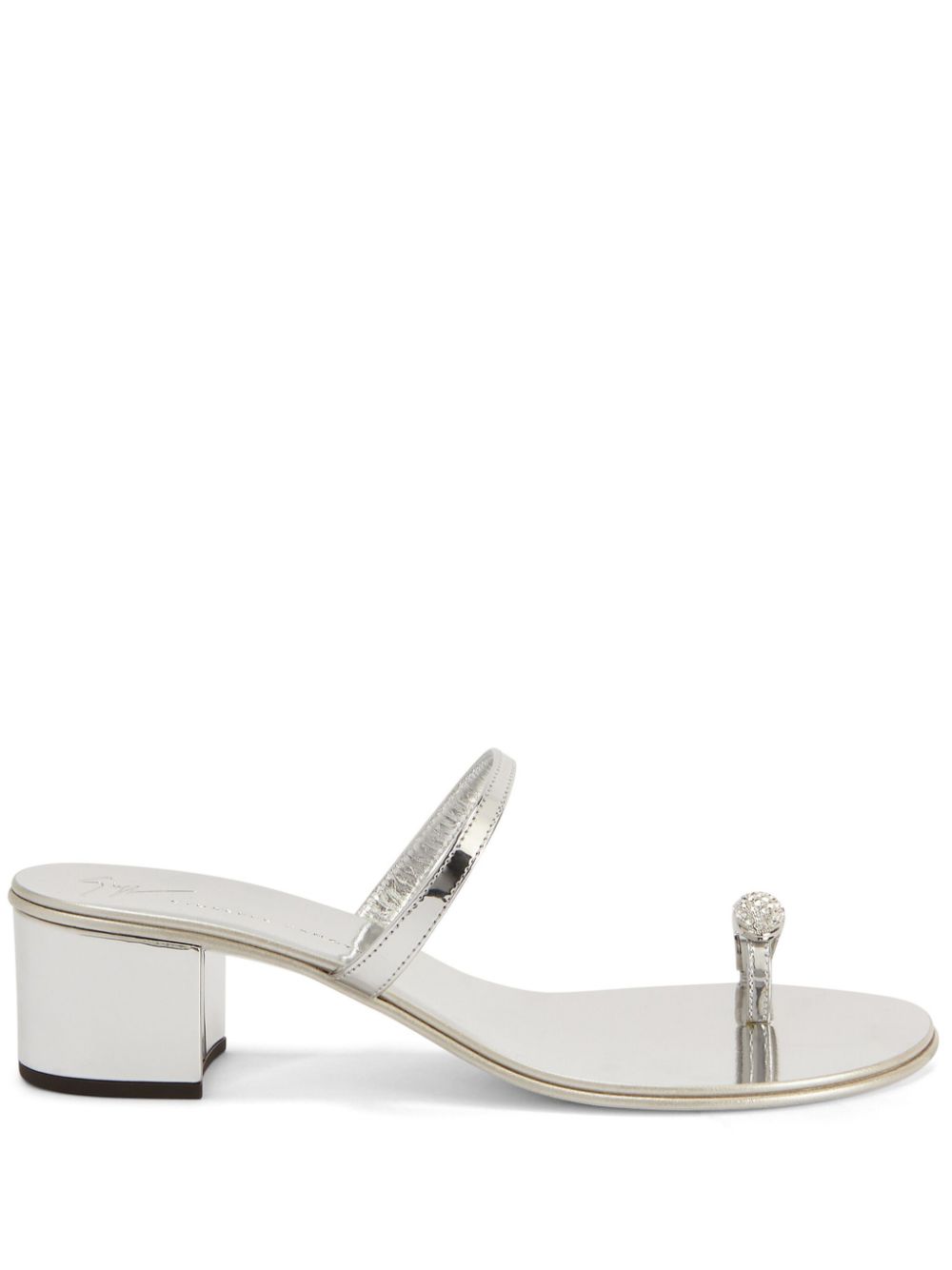 Giuseppe Zanotti Ring sandals Zilver