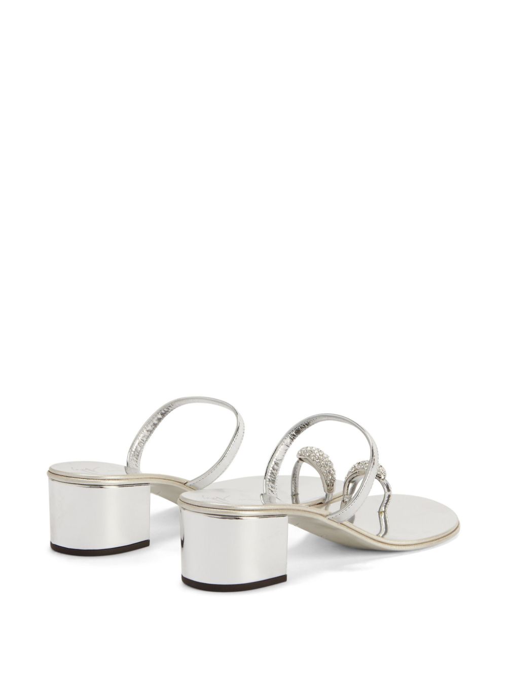 Giuseppe Zanotti Ring sandals Zilver