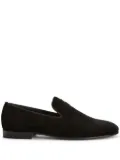 Giuseppe Zanotti G-Flash velvet loafers - Black