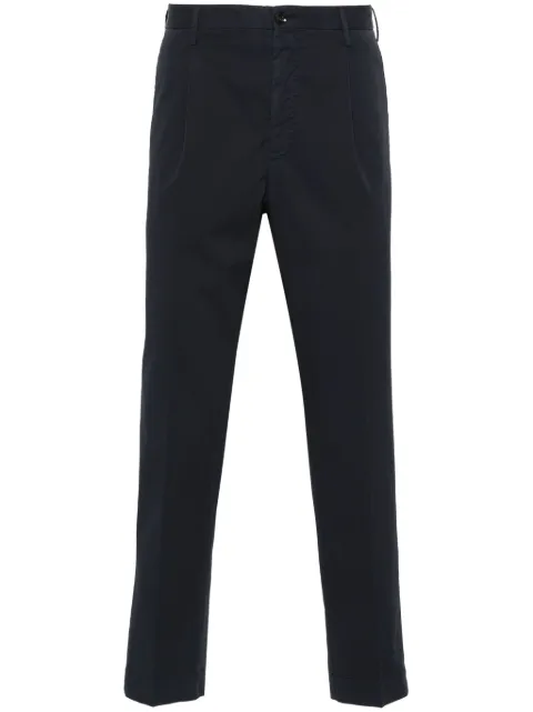 Incotex stretch-cotton tapered trousers
