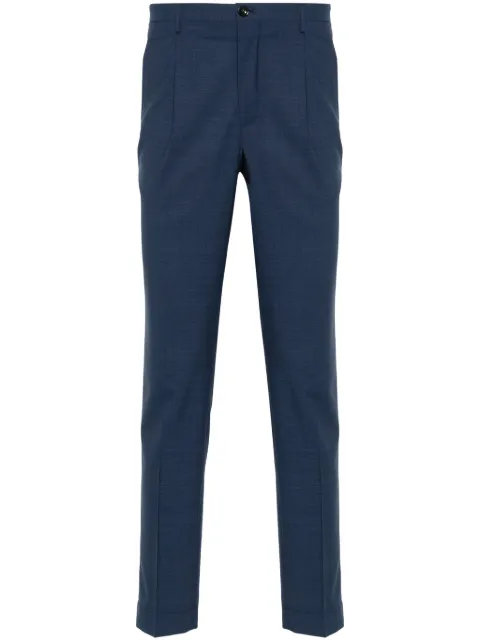 Incotex tapered virgin wool trousers