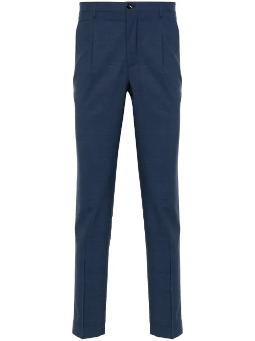 Pantalon en laine vierge à coupe fuselée - Incotex - Modalova