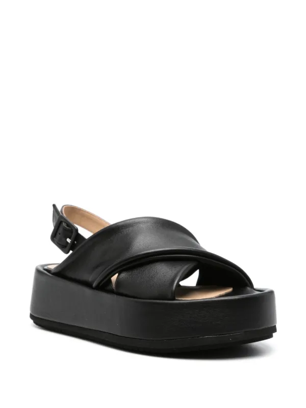 Paloma leather deals platform sandal