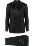 Tagliatore double-breasted suit - Black