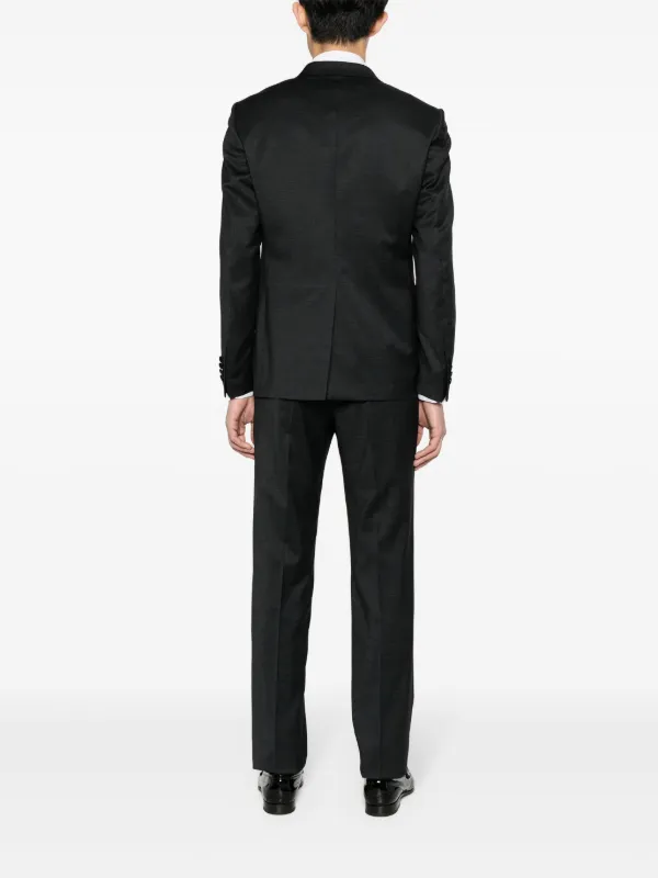 Tagliatore double-breasted Suit | Black | FARFETCH Tagliatore double-breasted Suit | Black | FARFETCH