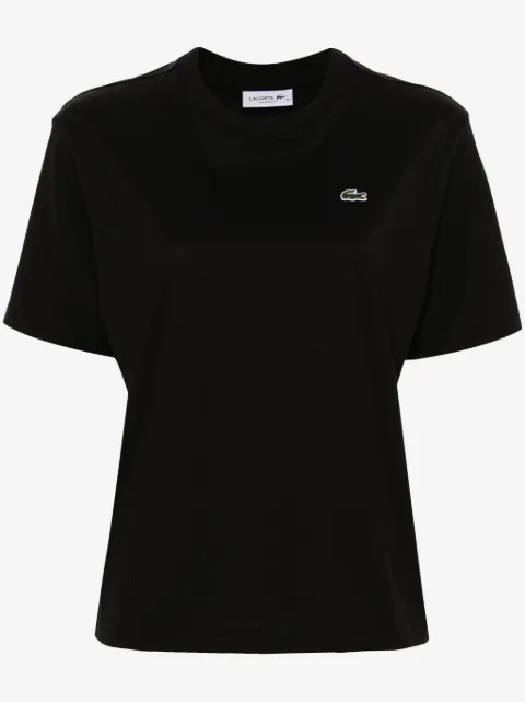 Lacoste t-shirt en coton à patch logo