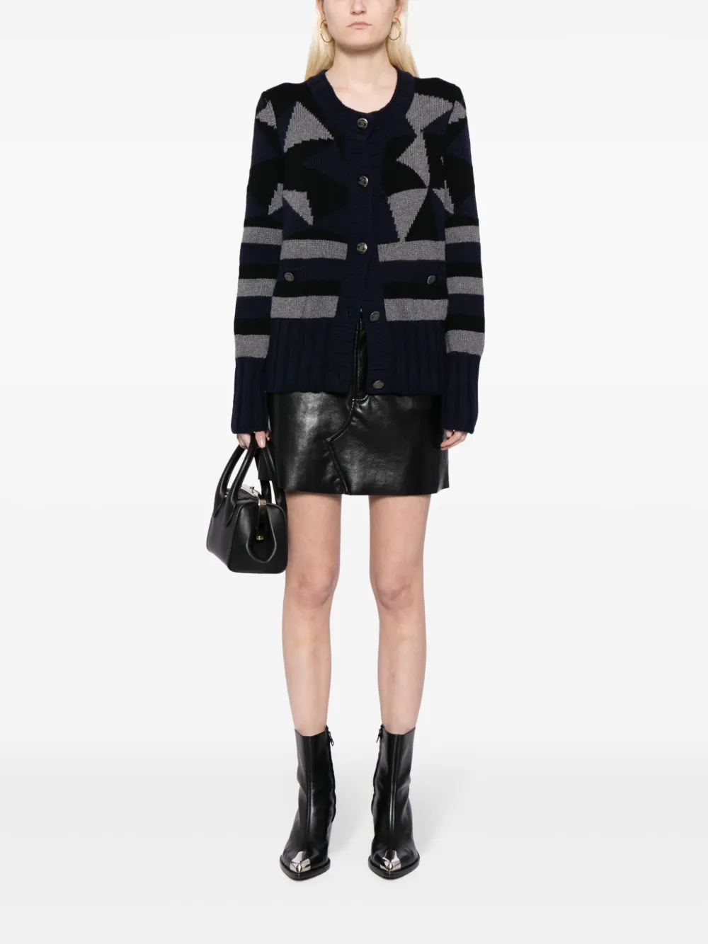 CHANEL Pre-Owned 2011 gestreept vest - Blauw
