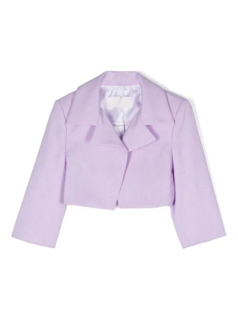 Colorichiari cropped open-front blazer