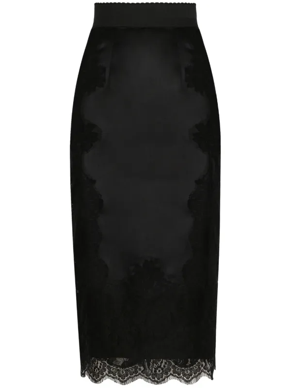 スカート DOLCE & GABBANA BLACK MIDI SKIRT 22687653_52809336_600.jpg