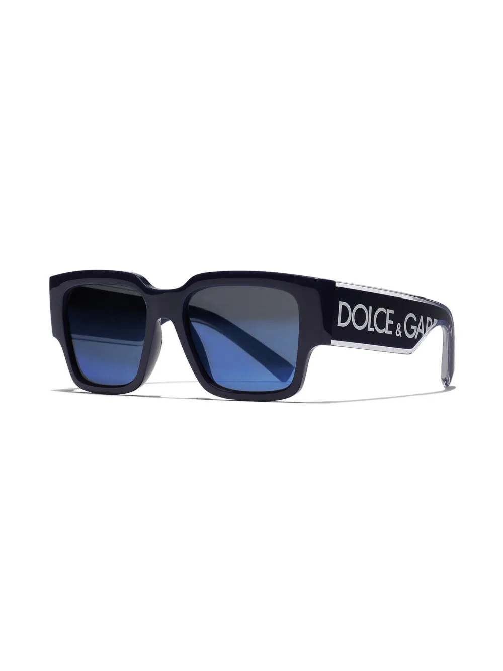 Dolce & Gabbana Kids Zonnebril met vierkant montuur - Blauw