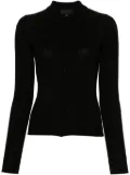 Nili Lotan Alivia merino silk ribbed cardigan - Black