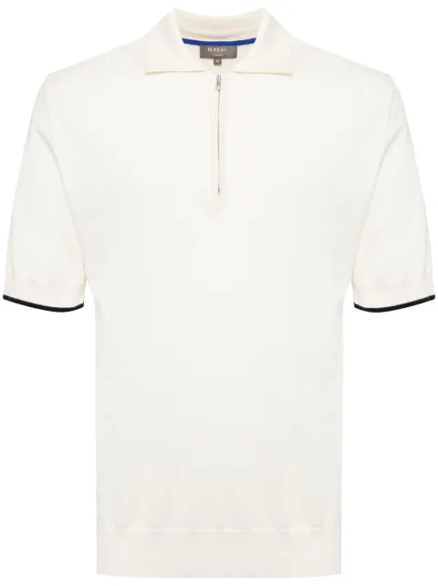 N.Peal playera tipo polo de tejido fino