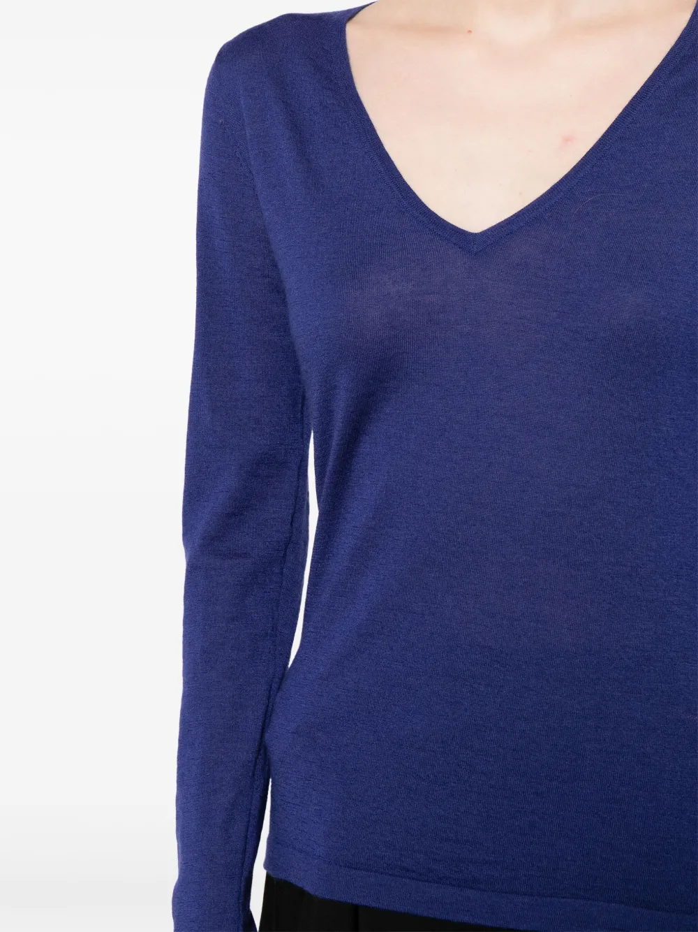 N.Peal Kasjmier T-shirt Blauw