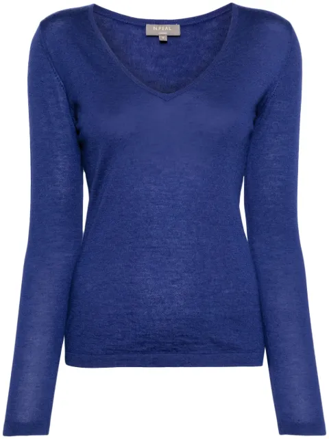 N.Peal long-sleeve cashmere T-shirt