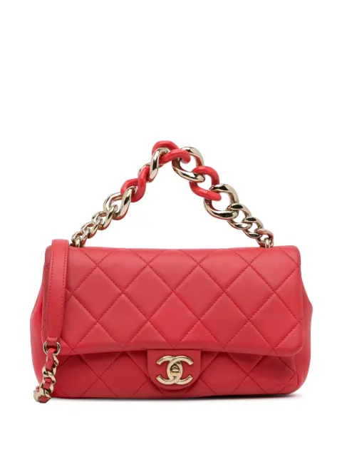 CHANEL Pre-Owned 2019 mini Elegant Chain Flap two-way bag