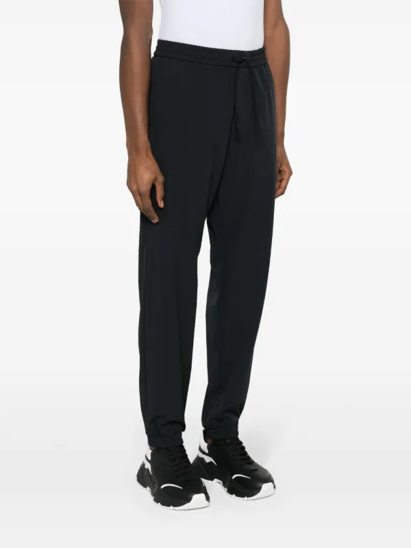 Moncler rubberised-logo elasticated-ankles Trousers - Farfetch 
