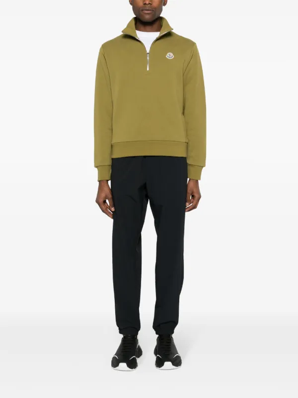 Moncler rubberised-logo elasticated-ankles Trousers - Farfetch 