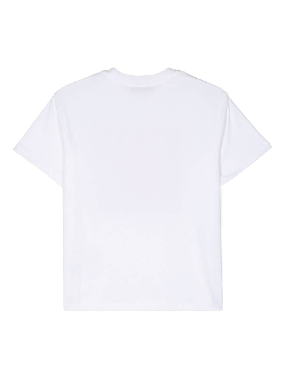 MAX&Co. Kids logo-print cotton T-shirt - Wit