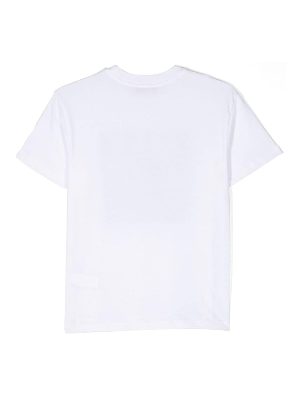 MAX&Co. Kids logo-print cotton T-shirt - Wit