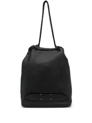Maison Margiela Soft 5AC レザーバックパック | ブラック
