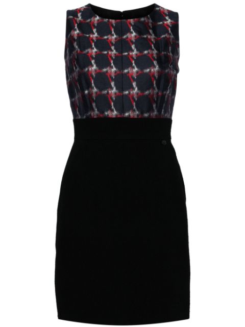 CHANEL 2008 houndstooth silk dress Women