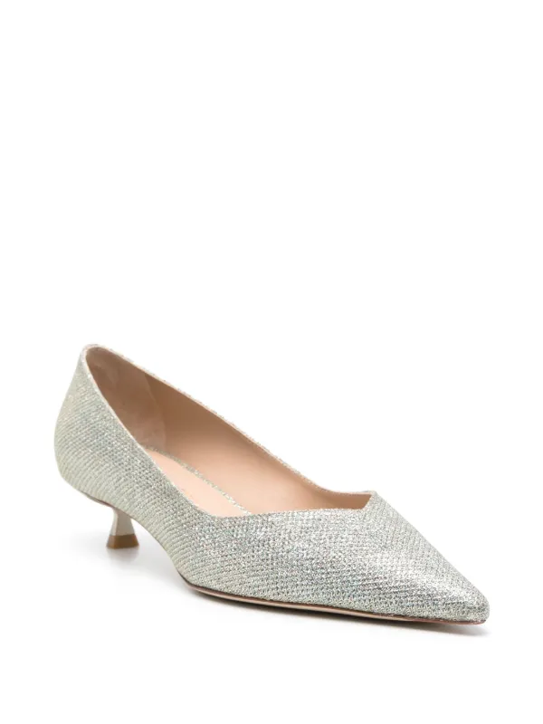 Stuart weitzman kitten heel pumps clearance