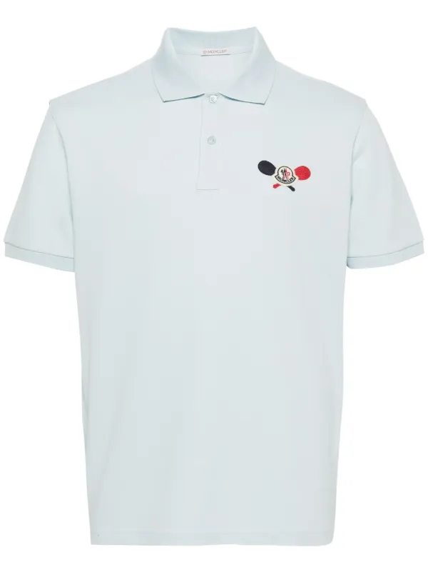 モンクレール　ポロシャツ　Mサイズ　3T1068 MONCLER (モンクレール) ワンポイント 半袖 ポロシャツ メンズ S M L