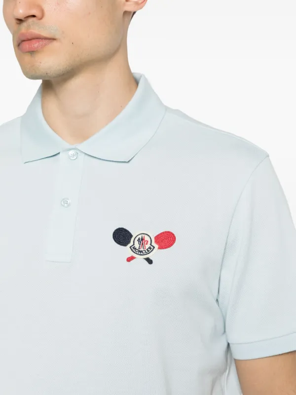 Moncler ポロシャツ | ブルー | FARFETCH JP