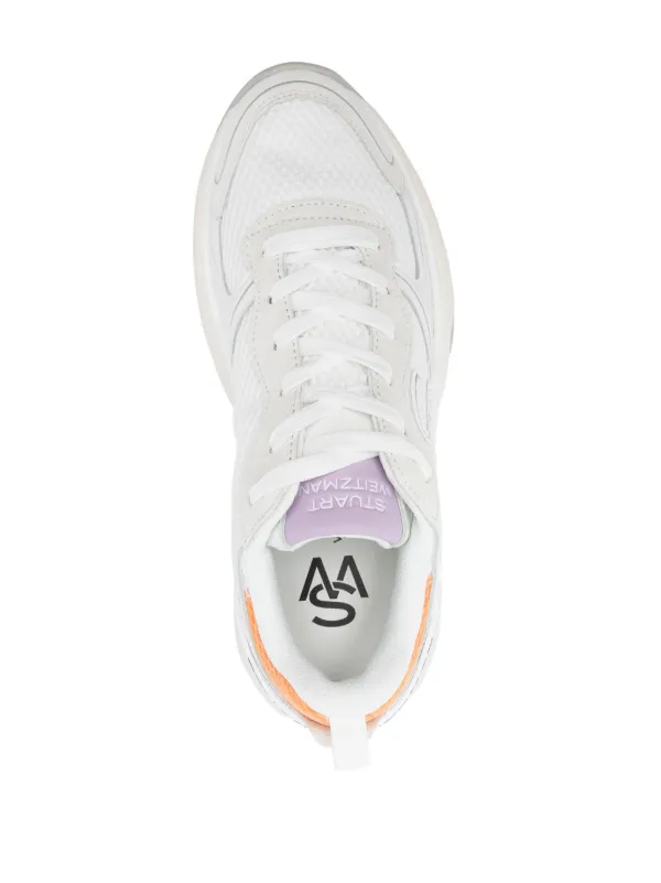 Stuart Weitzman SW Panelled Sneakers | White | FARFETCH