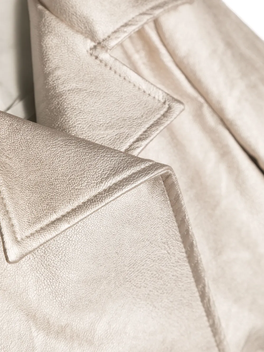 Colorichiari Metallic jack van imitatieleer Goud
