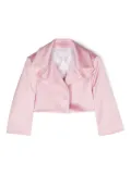 Colorichiari long-sleeves satin jacket - Pink