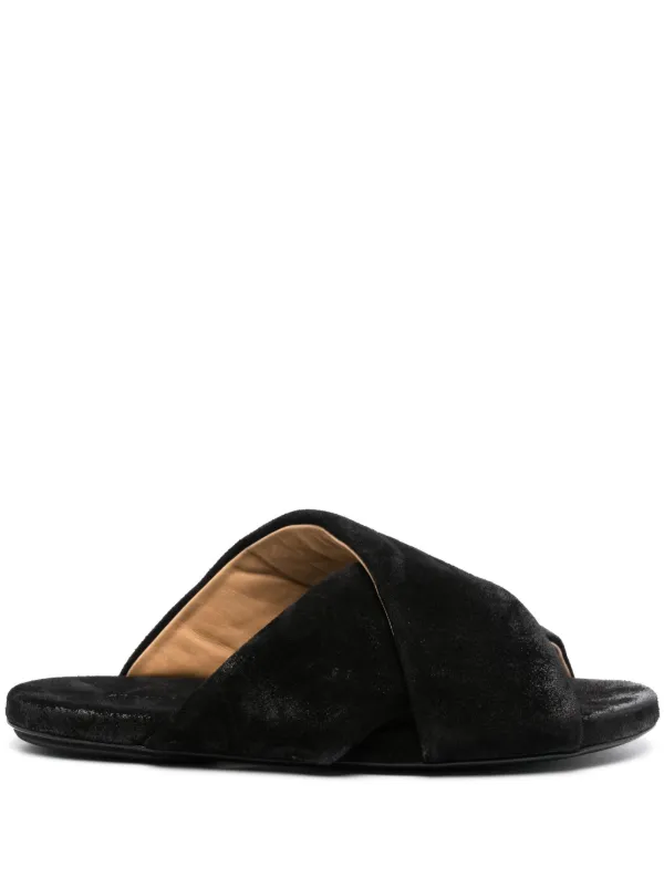 サンダル・ミュール MARSELL SPANCIATA SUEDE SLIDE SANDALS Marsèll Spanciata Suede Sandals | Neutrals | FARFETCH